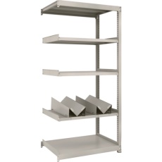 【M2-6365-KU2B】TRUSCO スチールラック M2型軽中量棚 860X600XH1800 缶受X2付 連結