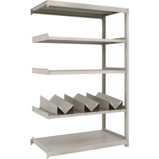 【M2-6465-KU3B】TRUSCO スチールラック M2型軽中量棚 1160X600XH1800 缶受X3付 連結