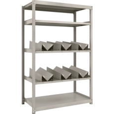 【M2-6465-KU6】TRUSCO スチールラック M2型軽中量棚 1160X600XH1800 缶受X6付