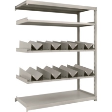 【M2-6565-KU8B】TRUSCO スチールラック M2型軽中量棚 1460X600XH1800 缶受X8付 連結