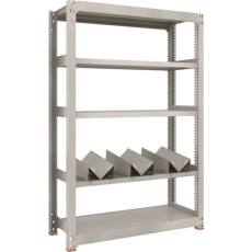 【M3-6455-KU3】TRUSCO 一斗缶ラック スチールラック M3型中量棚 W1200×D471×H1800 5段 単体 缶受×3付
