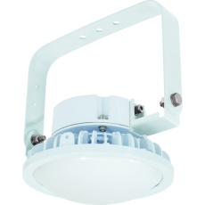 【L100B-P-HM110-50K】NICHIDO ハイスペックハイディスク100W 電源装置内蔵型 昼白色 吊下げ型 乳白