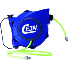 【19-911-2128】CEJN セーフティーリール(ネオングリーンホース) 17m 8x12mm 接続R1/4