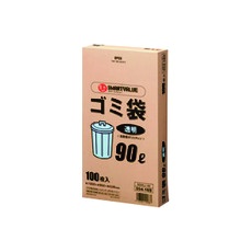 【N044J-90P】JTX 354406)ゴミ袋LDD透明 90L 200枚 N044J90P