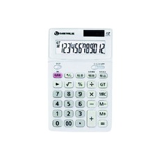 【K071J】JTX 830027)中型電卓 ホワイト