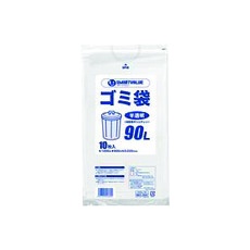 【N209J-90】JTX 861304)ゴミ袋LDD半透明 90L10枚