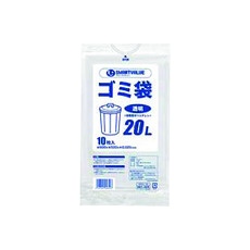 【N208J-20】JTX 861305)ゴミ袋LDD 透明 20L10枚