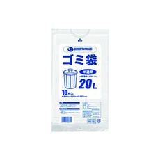 【N209J-20】JTX 861301)ゴミ袋LDD半透明 20L10枚