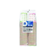 【N026J-7C】JTX 321961)カラ-紙カップCC柄7oz 80個N026J7C