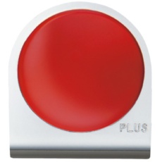 【80569】PLUS )カラーマグネットクリップ 小 レッド