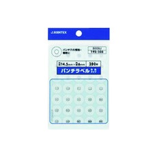 【B058J】JTX 192208)パンチラベル 白