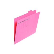 【FL-065IF PK】PLUS 87388)カットフォルダー 5山 FL-065IF A4 桃