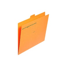 【FL-065IF YL】PLUS 87387)カットフォルダー 5山 FL-065IF A4 黄