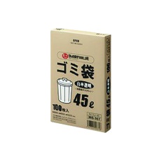 【N115J-45】JTX 365367)ゴミ袋LDD白半透明45L100枚 N115J45