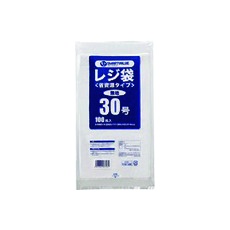 【B730J】JTX 830306)レジ袋<省資源タイプ>No.30 100枚
