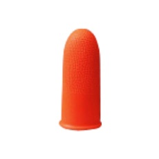 【KM-303K】PLUS 35956)指サックL オレンジ 10個入