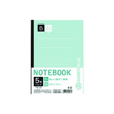 【P002J-5P】JTX 160795)セミB5ノ-ト5冊パック B罫