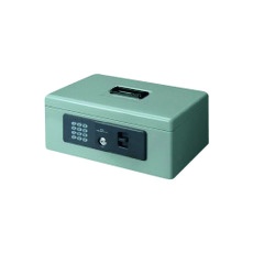 【CB-020HL】PLUS 13101)電子ロック手提金庫 M グレー