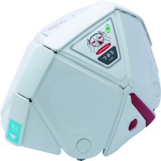 【TSC-10K-W】子ども用 防災用折りたたみヘルメット フラットメットキッズ TSC-10K ホワイト