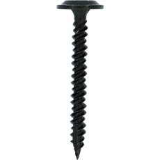 【544-357】OHSATO 亜鉛黒すっごく速い三条金具ビス4X38