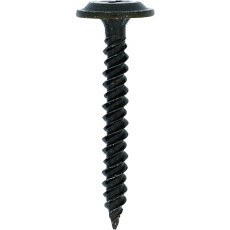 【544-356】OHSATO 亜鉛黒すっごく速い三条金具ビス4X32