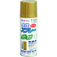 【00001-09534】アトムペイント 水性スプレー 300ML ゴールド