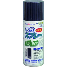 【00001-15512】アトムペイント 水性スプレー 300ML ブラックグレー