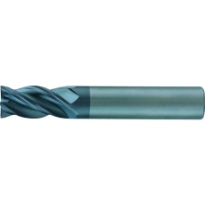 【46364】京セラ 4枚刃不等分割スクエアエンドミル ミリ仕様 Z1M(AlTiNコーティング) 刃径10mm 刃長22mm 全長72mm シャンク径10mm