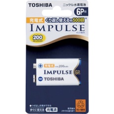 【6TNH22A】東芝 充電式IMPULSEニッケル水素充電池 6P形(1個)ブリスターパック