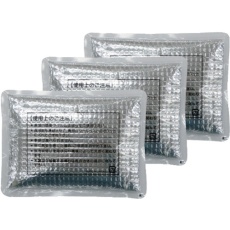 【375648】緑十字 熱中症予防対策用品 ピタッと冷却ベスト 予備保冷剤セット 3個1組