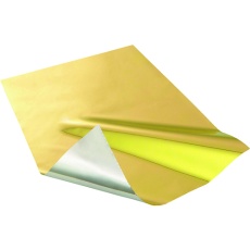 【380395】緑十字 防災用品 4層!防寒・防風金銀アルミシート 2130×1370mm アルミ蒸着ポリエステル