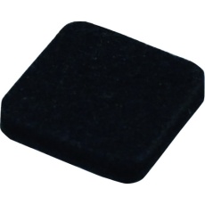 【LPQ-2541】光 硬質フェルト ブラック 25×25mm
