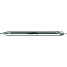 【CE-SL-200-3X60X8】ヤマワ ロングシャンク強ねじれ溝A形60° センタ穴ドリル CE-SL L200 3X60°X8