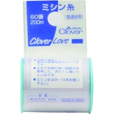 【63-521】CLOVER CL-Hミシン糸 普通地用 白