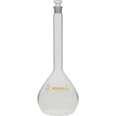 【020060-1000】SIBATA メスフラスコ スーパーグレード 1000mL