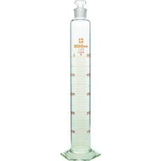 【026580-500】SIBATA 有栓メスシリンダー カスタムA 500mL