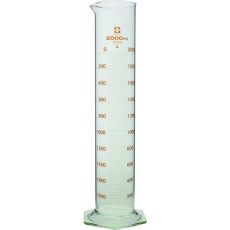 【023520-20001】SIBATA メスシリンダー スーパーグレード 2000mL