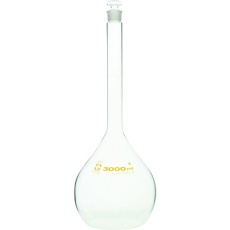 【020060-30001】SIBATA メスフラスコ スーパーグレード 3000mL