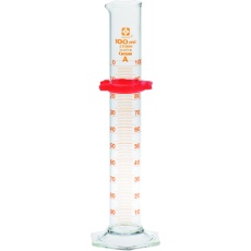 【026500-100】SIBATA メスシリンダー カスタムA 100mL