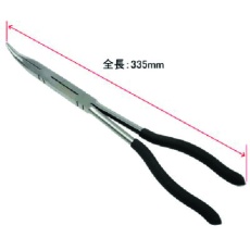 【2002000027092】アストロプロダクツ 45° ロングノーズプライヤー ダブルピボットタイプ