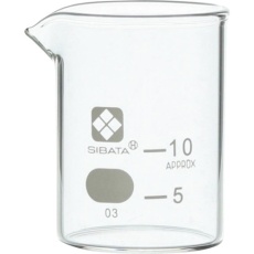 【010020-10A】SIBATA ビーカー 目安目盛付 10mL