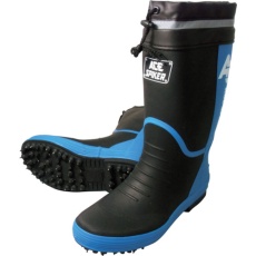 【KR7200-BK-LL】喜多 スパイクゴム長靴(カバー付) KR7200 ブラック LL(26.5～27.0)