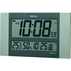 【ZS451S】SEIKO 電波時計 セイコーネクスタイム 銀色 150×260×26mm