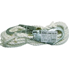 【KMS16-10-2HOOK】まつうら 両端大口径フック付 クレモナS荷揚げ用ロープ 16mmΦ×10m