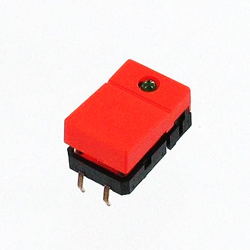 【B3J-4200】タクティルスイッチ(操作部:オレンジ、LED:緑)