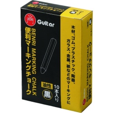 【VCMKN-T1-10P】マジックインキ ギター 便利マーキングチョーク 黒 10本入