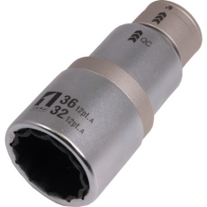 【19849】MUSTTOOL QCソケット ダブル 32/36mm 12角 IM-4W3236I-12K