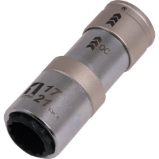 【19843】MUSTTOOL QCソケット ダブル 17/21mm 12角 IM-4W1721I-12K
