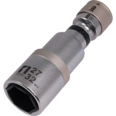 【19853】MUSTTOOL QCソケット ダフソケット 27/32 首振 6角 IM-4W2732IUN-6K