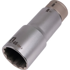 【19872】MUSTTOOL QCソケット シングル 46mm 12角 IM-6W46SL-12K